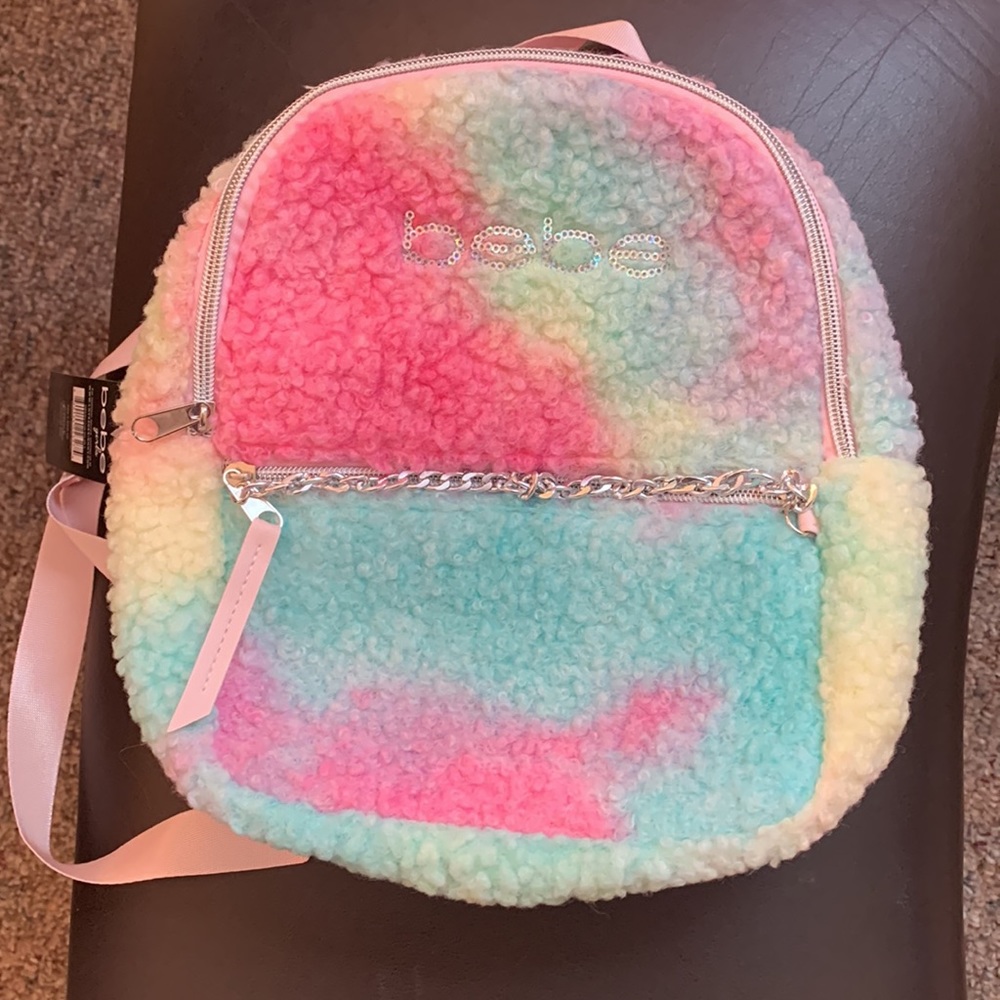 bebe girls, Pastel backpack, NWT